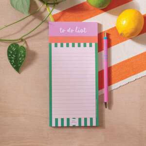 Good Tuesday To Do List Pad Cabana Stripe